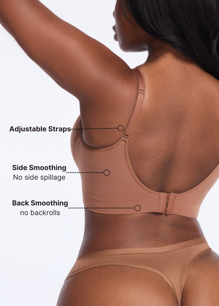 SmoothingSeamless Wireless Scoop Bra