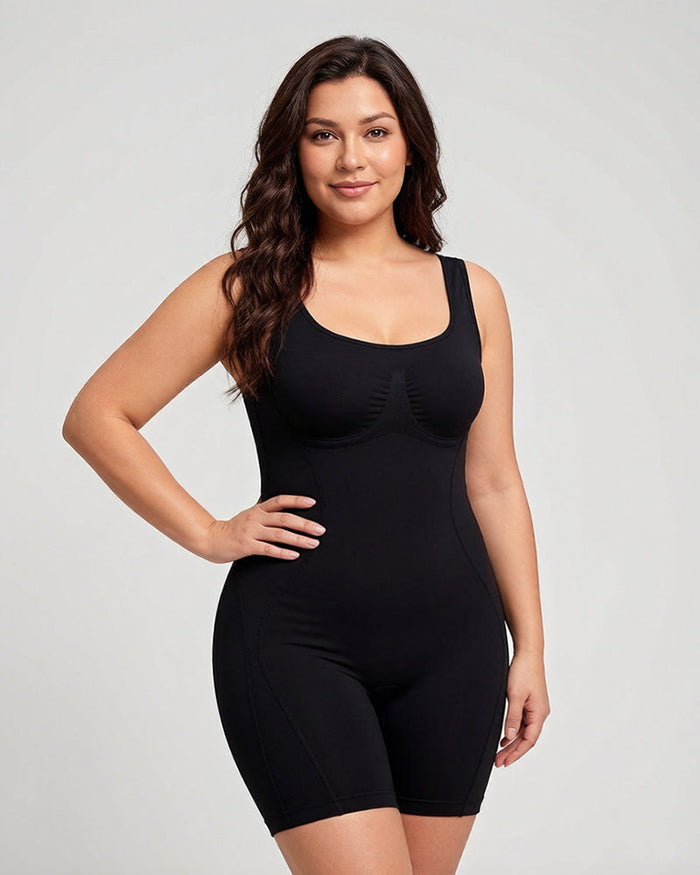 Women's Shaping Bodysuit with Drop Seat and Compression
