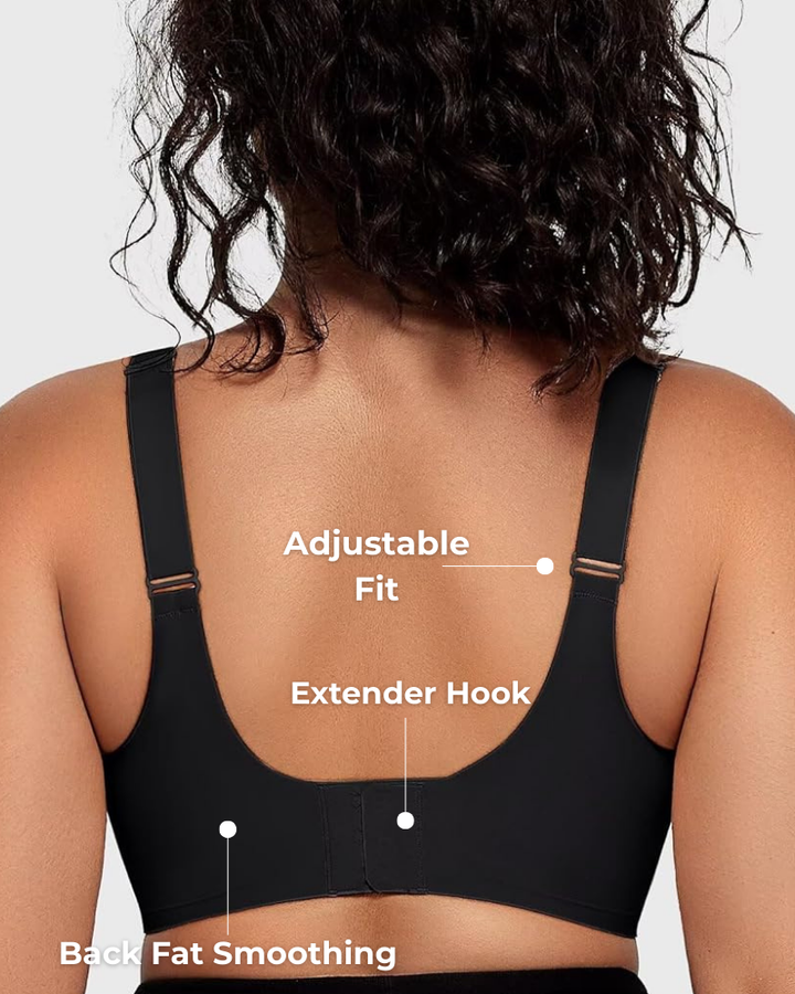Mesh Detail Full Wireless Lift &amp; Support Bra