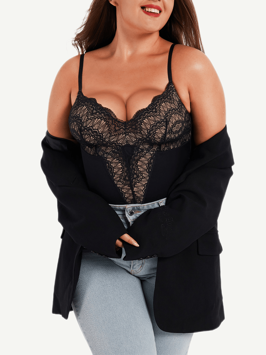 Lace Me Up Thong Body