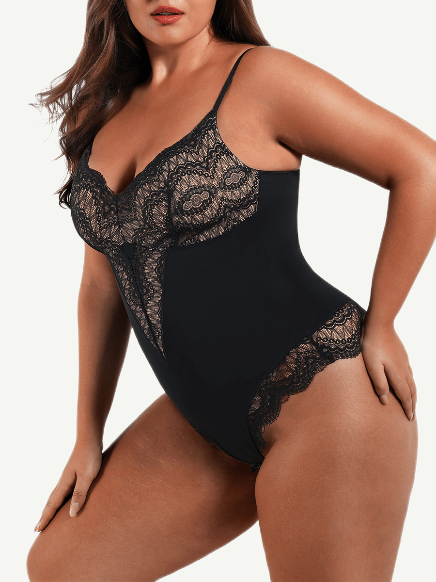 Lace Me Up Thong Body
