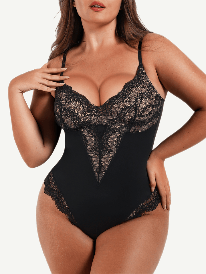 Lace Me Up Thong Body