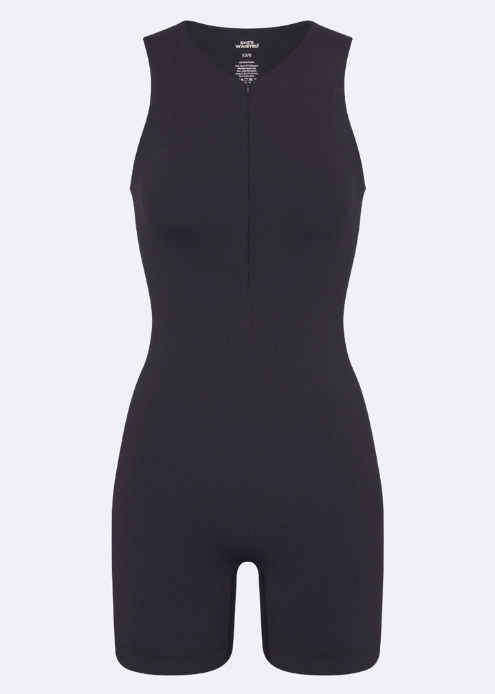 SnatchedKnit Zip Romper