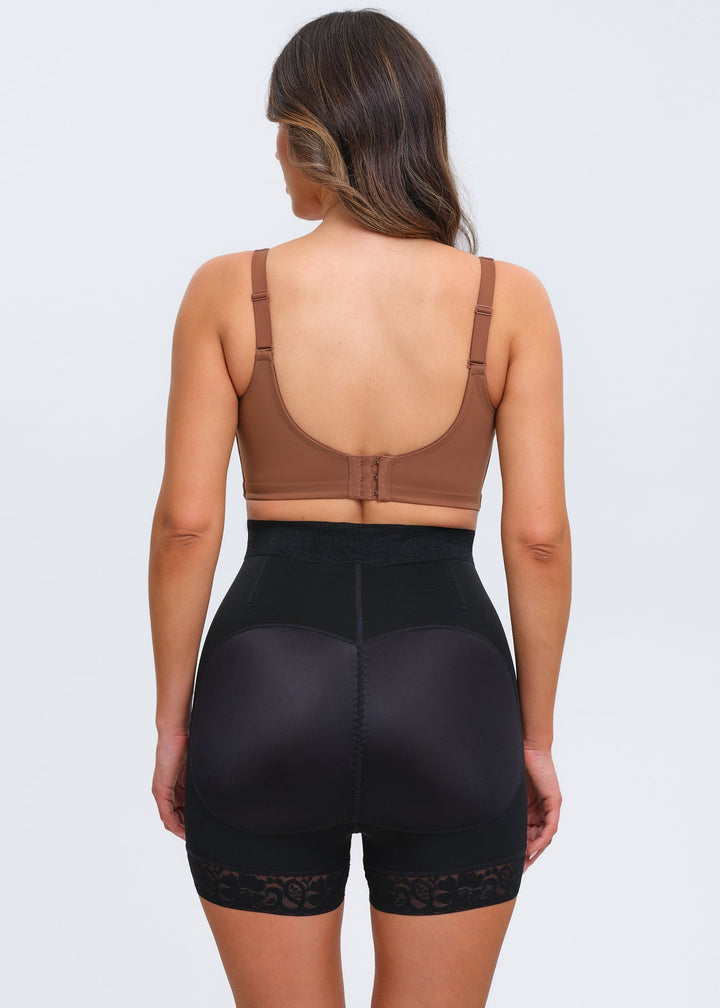 BootyBoosting Mid-Waist Zip Shorts