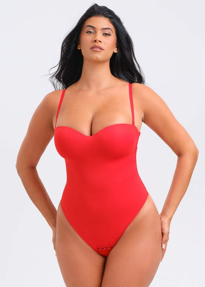 BraSculpt Strapless Bodysuit Thong