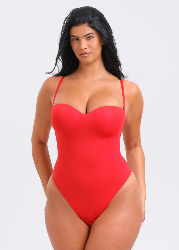 BraSculpt Strapless Bodysuit Thong