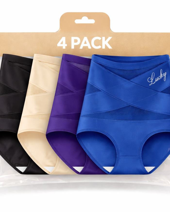 Women's High-Waist Shaping Panties 4-Pack Tummy Control