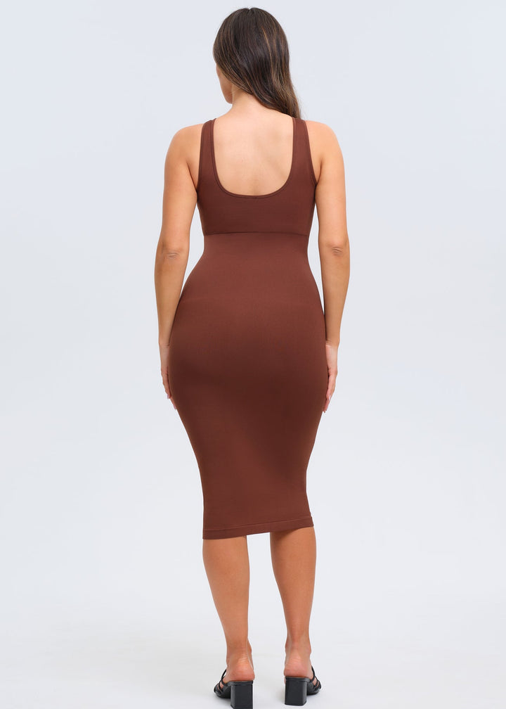 SnatchedKnit Halter Maxi Dress