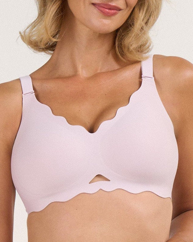 Scalloped Details Lift Bra