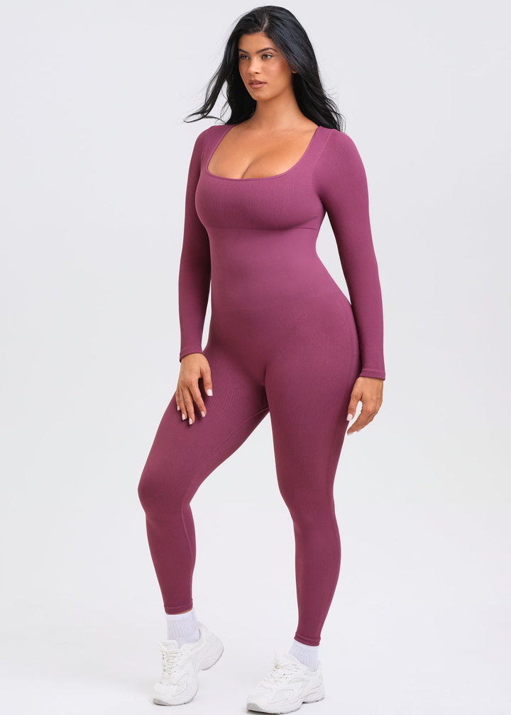SnatchedKnit Longsleeve Jumpsuit