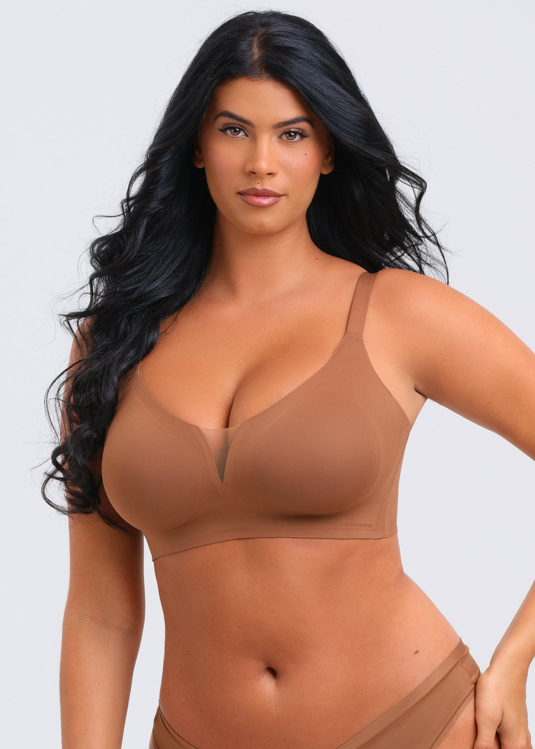 MagicEraser V-Mesh Plunge Bra
