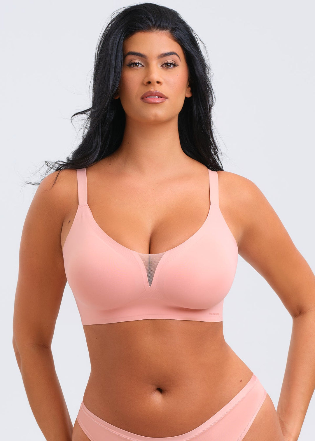 MagicEraser V-Mesh Plunge Bra