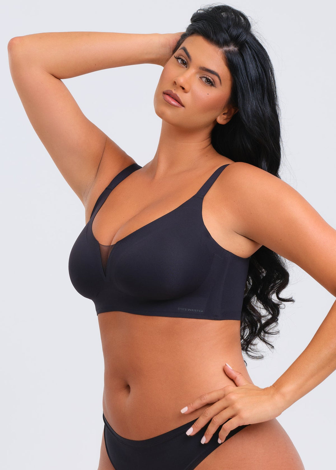 MagicEraser V-Mesh Plunge Bra