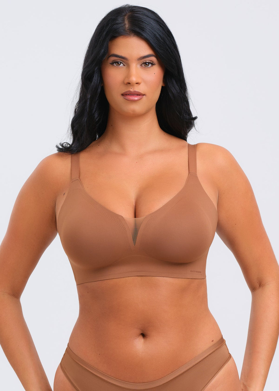 MagicEraser V-Mesh Plunge Bra