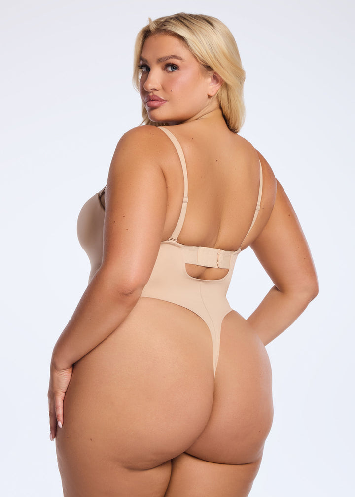 BraSculpt Strapless Bodysuit Thong