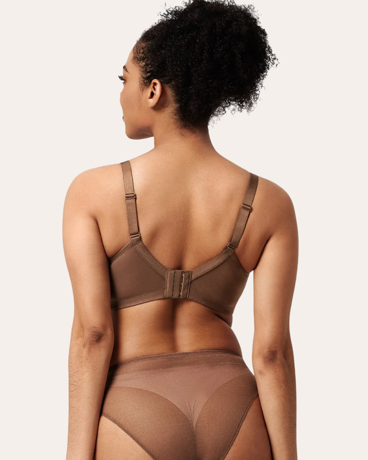 Coffee Breast Minimizer Bra - Enchant