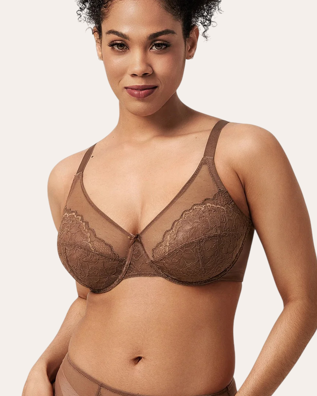 Coffee Breast Minimizer Bra - Enchant