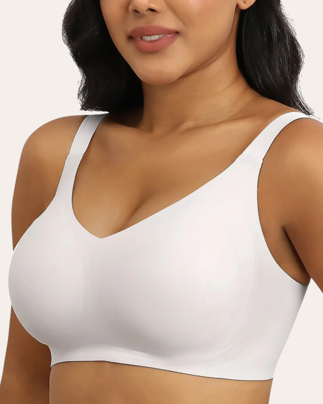 Full Support Soft V-Neck Bra