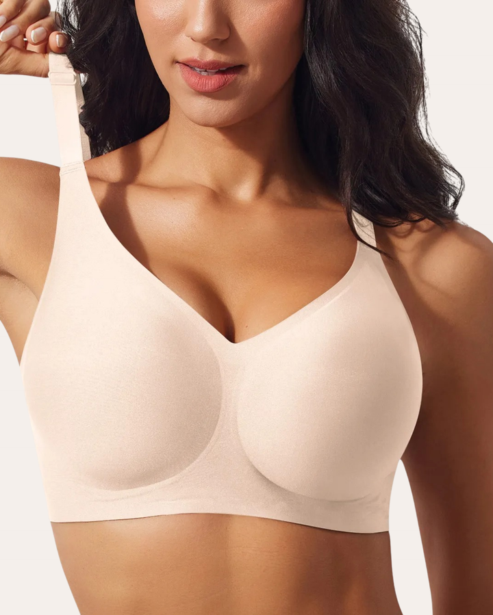 Soft Plus Size V-Neck Bra