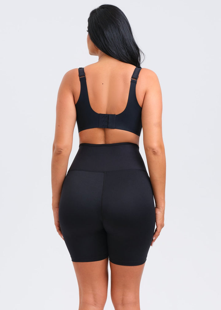 SaunaSculpt Zip Workout Shorts
