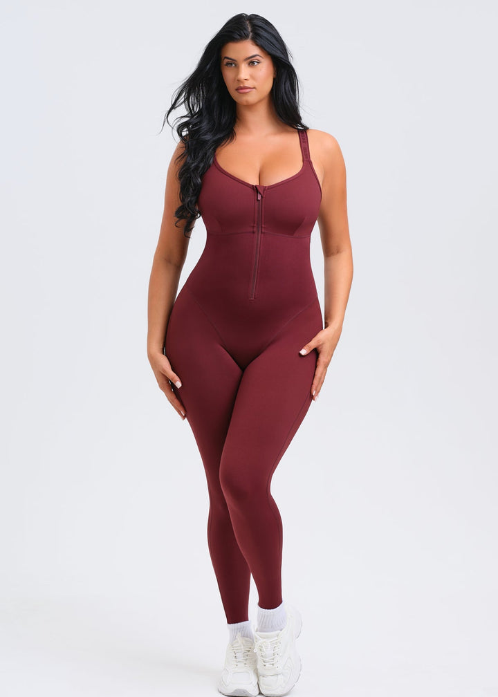 SaunaSculpt Open-Back Jumpsuit