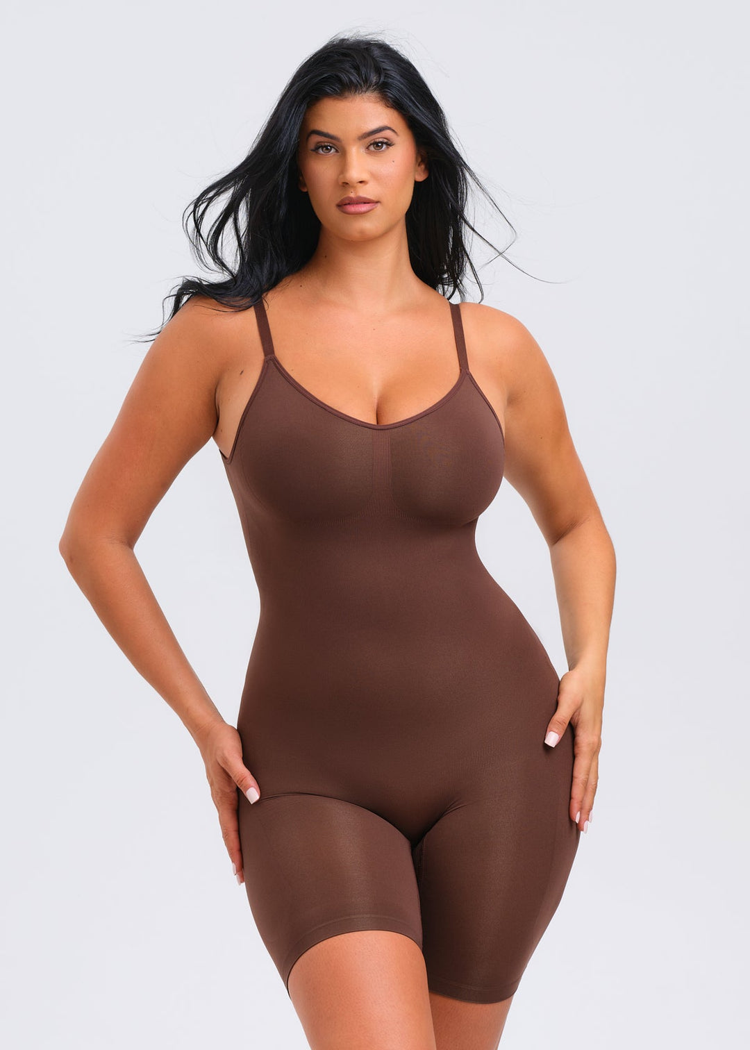 SmoothingSeamless Open-Back Bodysuit