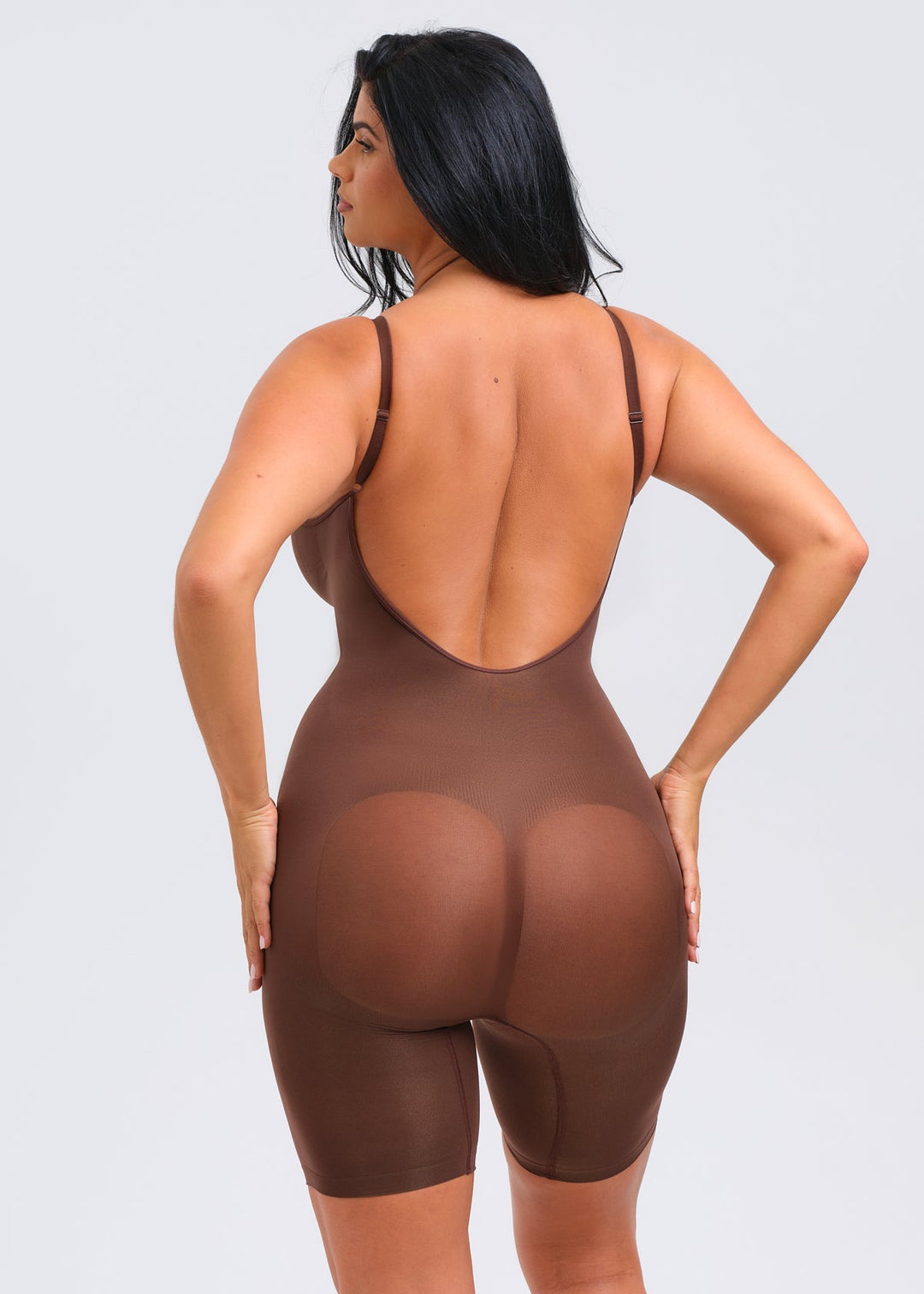 SmoothingSeamless Open-Back Bodysuit