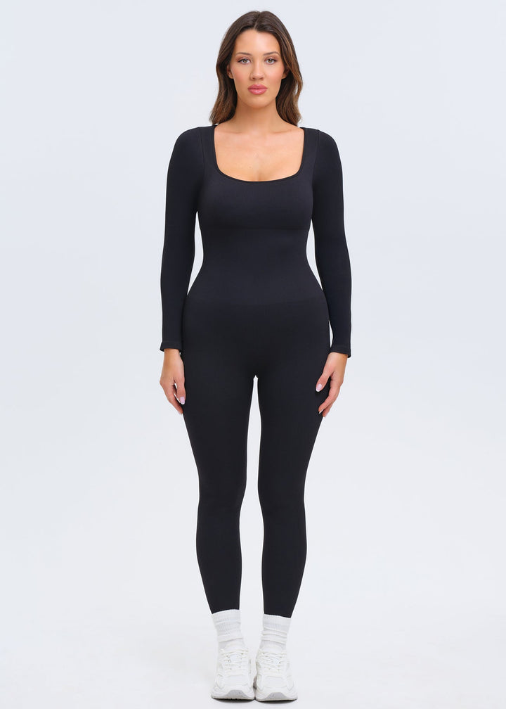 SnatchedKnit Longsleeve Jumpsuit