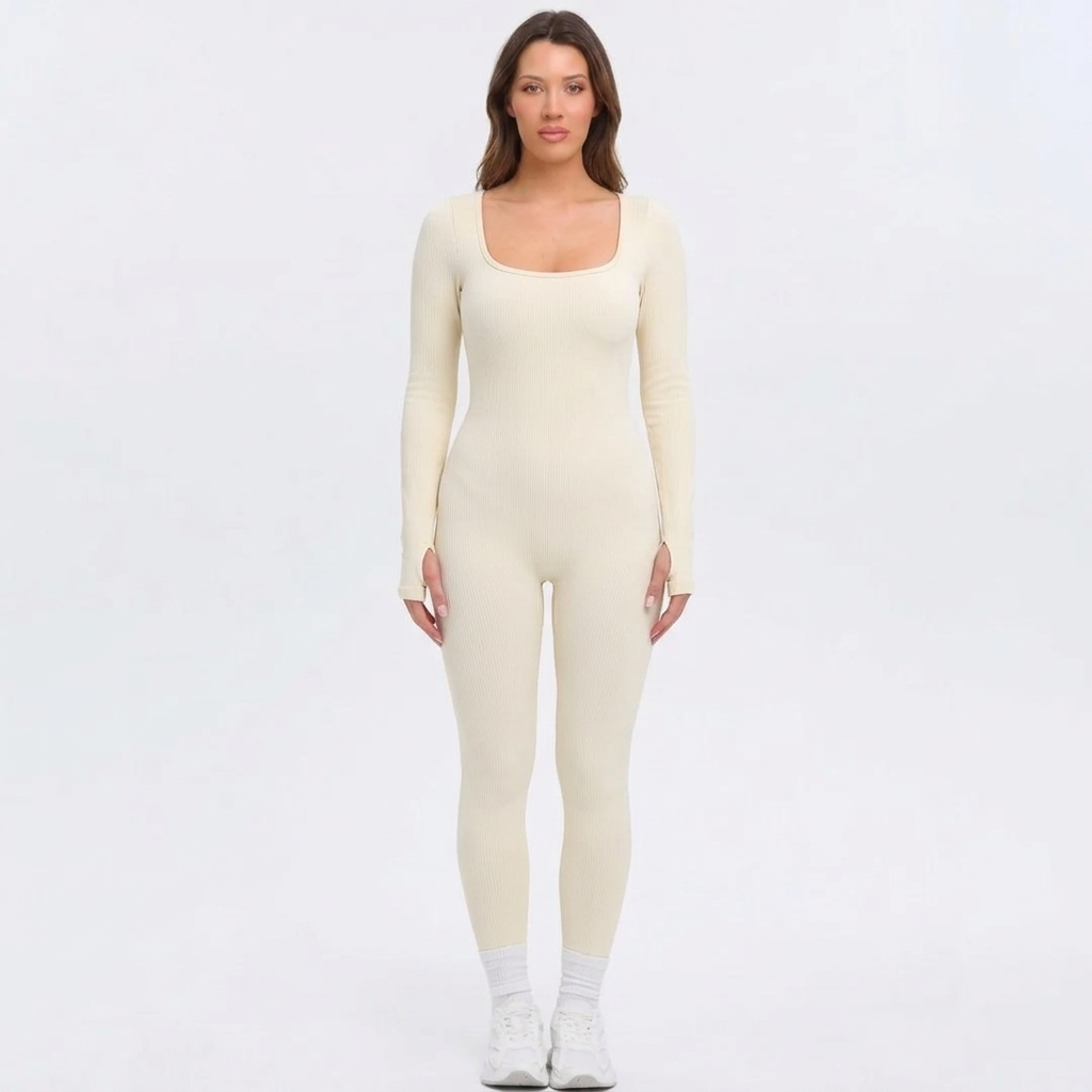 SnatchedKnit Longsleeve Jumpsuit