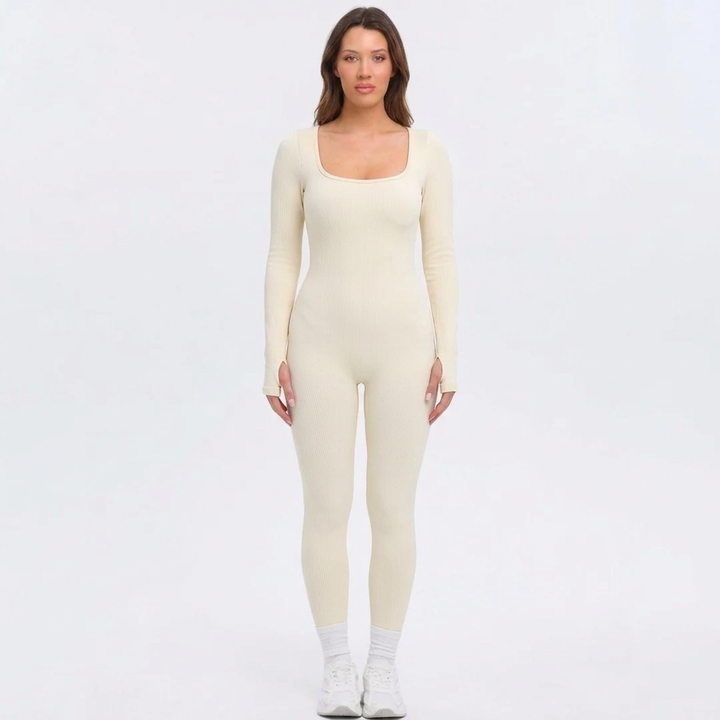 SnatchedKnit Longsleeve Jumpsuit
