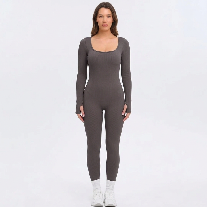 SnatchedKnit Longsleeve Jumpsuit