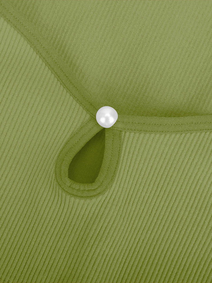 Peek-A-Pearl Thong Body