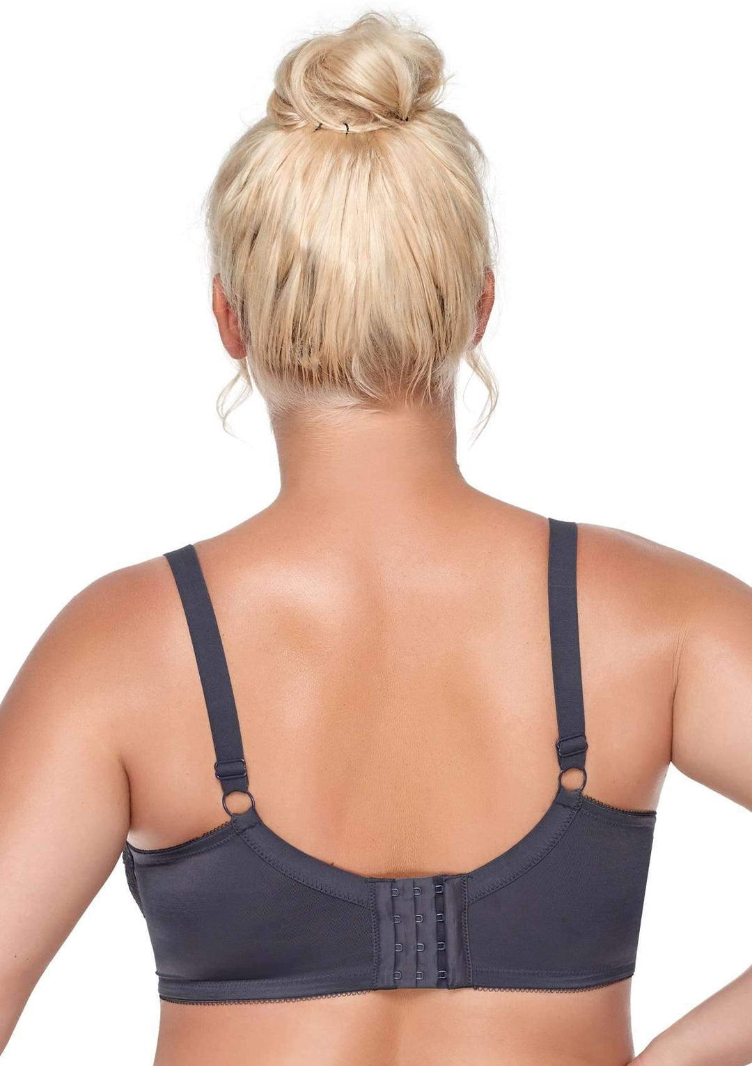 Breast Minimizer Bra - Nude and Gray