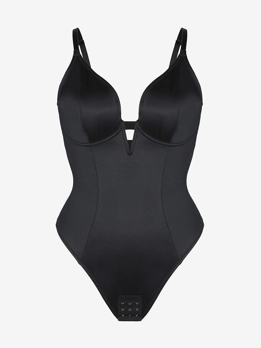 V-Illusion Satin Thong Body