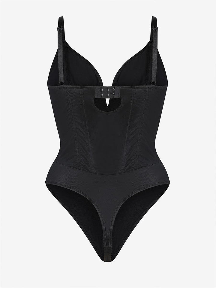 V-Illusion Satin Thong Body