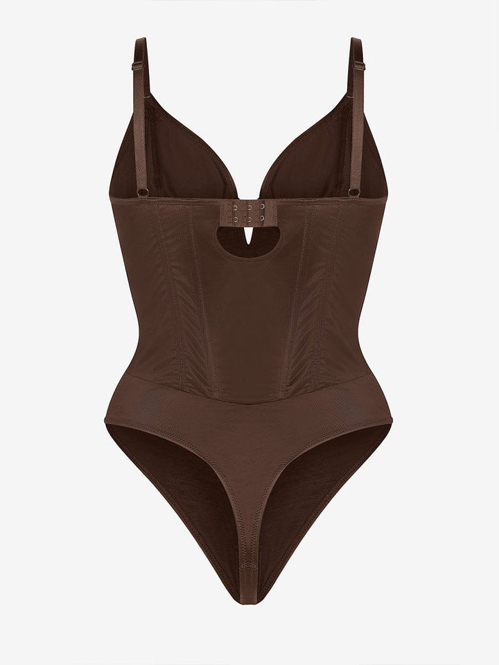 V-Illusion Satin Thong Body